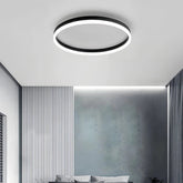 Minimalist Ring Flush Ceiling Mount Light Dimmable for Bedroom