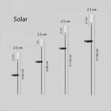 Modern Solar Deed Garden Spike Light, IP65 Design