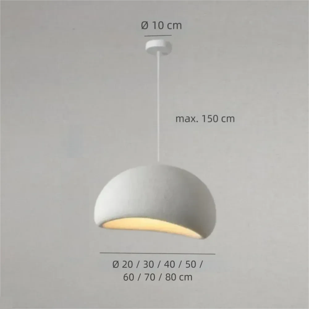 Nordic pendant light available in multiple sizes