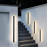 Minimalist Black Long Wall Mounted Light Dimmable Motion Sensor for Hallway
