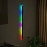 Outdoor RGB Long Wall Light with Motion Sensor for Porch Spaces
