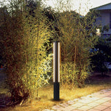 Large Cylinder Led Black Bollard Lights - Clowas