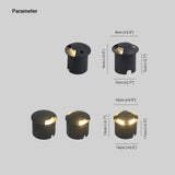 Outdoor Step Lighting Round In-Ground Embedded LED