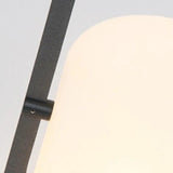 Nordic Solar Floor Lamp Outdoor Opal Glass for Pathway