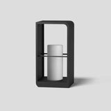 Cylinder Lantern Black Outdoor Floor Lamps - Clowas