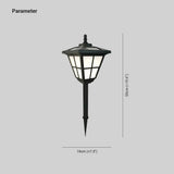 Classic Lantern Black Bollard Lights - Clowas