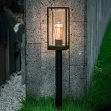 Cylindrical Glass Bulb Bollard Lights - Clowas