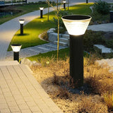 Contemporary Solar Waterproof Bollard Light for Garden