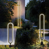 Aluminium Oval Landscape Bollard Lights for Outdoor