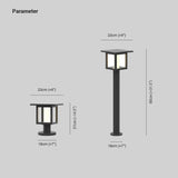 Waterproof Pillar Lights for Outdoor