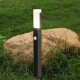 Minimalist Waterproof Acrylic Black Bollard Lights