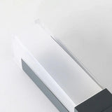 Acrylic Aluminium Square Bollard LED Lights for Lawn