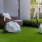 Outdoor Solar Aluminium Contemporary Bollard Lighting