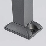 Outdoor Solar Aluminium Contemporary Bollard Lighting