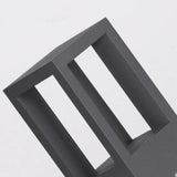 Waterproof Square Garden Bollard Lights with Sensor