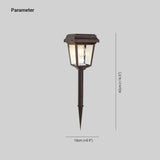 Waterproof Aluminium Hexagonal Black Pillar Lights
