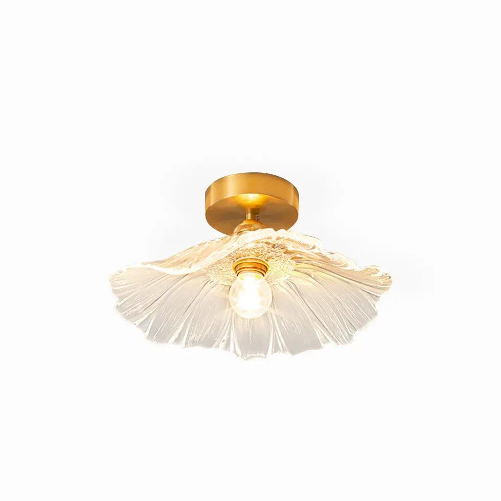 Petal Luxury Modern Glass Flush Ceiling Lights - Clowas
