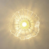 Petal Luxury Modern Glass Flush Ceiling Lights - Clowas