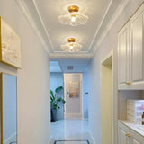 Petal Luxury Modern Glass Flush Ceiling Lights - Clowas
