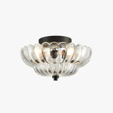 Petal Shaped Glass Lampshade Vintage Ceiling Light - Clowas