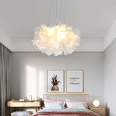 Petal-Shaped PVC Modern Bedroom Pendant Light - Clowas