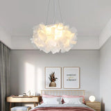 Petal-Shaped PVC Modern Bedroom Pendant Light - Clowas