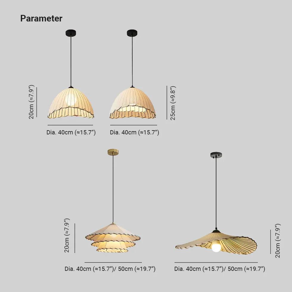 Petal Umbrella Dining Room Modern Pendant Light - Clowas