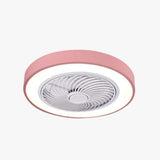 Pink Mute Modern Ceiling Fan with Light - Clowas