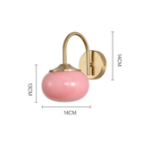 French Eye Care Cream Wall Light for Bedroom