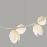 Cream Floral Ceiling Pendant Lights for Dining Room