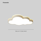 Plane Clouds LED White Flush Ceiling Lights - Clowas