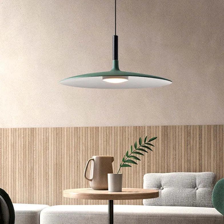 Plate Industrial Dining Room Pendant Light - Clowas