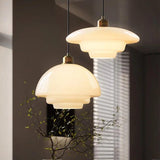 Dining Room Antique Milk Glass Pendant Light