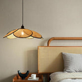 Porous Petals Bedroom Rattan Pendant Light - Clowas