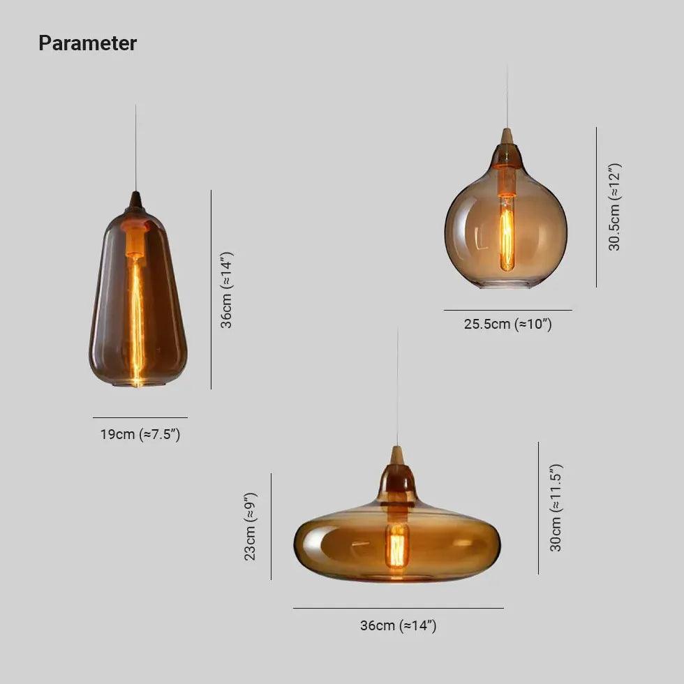 Pot Smoking Glass Vintage Pendant Light - Clowas