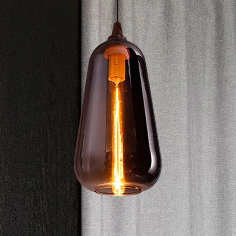 Pot Smoking Glass Vintage Pendant Light - Clowas