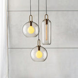 Nordic Global Clear Glass Pendant Light Fixture