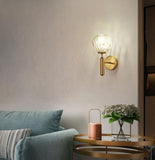 Minimalist Glass Orb Wall Light LED