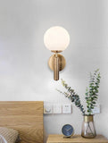 Minimalist Glass Orb Wall Light LED