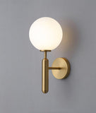 Minimalist Glass Orb Wall Light LED