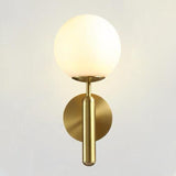 Minimalist Glass Orb Wall Light LED