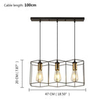 LOFT Shaped Iron Industrial Lighting Pendants