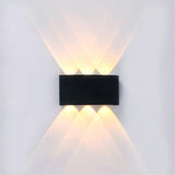 Modern Outdoor Up Down Wall Light Waterproof Metal for Exterior Wall