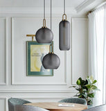 Nordic Global Clear Glass Pendant Light Fixture