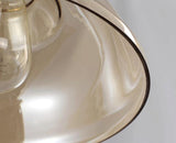 Vintage Clear Glass Light Pendant for Cafe