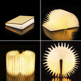 Creative Wooden Magnetic Folding LED Desk Lamp