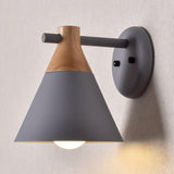 Wooden Macaron Wall Light for Bedroom