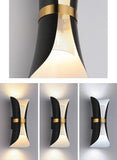 Nordic Hourglass Double Bedroom Wall Light Sconces