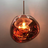 Modern Acrylic Lava Pendant Light Over Dining Table