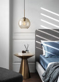 Minimalist Round Single Glass Pendant Lights